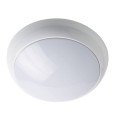 IP65 Wattage and CCT Switchable LED Bulkhead 3hr Emergency in White Non-dimmable 316mm Diameter
