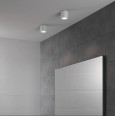 Kos II Round IP65 rated Bathroom Ceiling Recessed Spotlight in Matt White using GU10 LED 6W Lamp, Astro 1326039