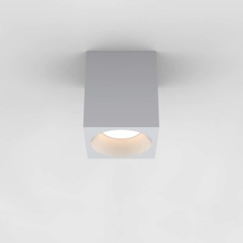 Kos Square 140 LED Textured White Ceiling Spotlight IP65 rated c/w 12.8W 761lm 3000K LED, Astro 1326071