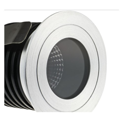 IP65 rated 3W LED Ground Light 4000K Cool White 350mA 190lm, Baffle 3W LED In-ground Uplight