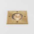 Gramos Square Ground Light in Solid Brass IP65 rated using 1 x 6W GU10 LED, Astro 1312009