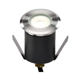 IP65 1.5W 4000K LED Stainless Steel Ground Light 70lm Non-dimmable Walkover Outdoor Light with 1.5m Cable