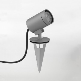 Bayville Spike LED Spotlight IP65 in Textured Grey using 8.1W LED 3000K 490lm Dimmable, Astro 1401008