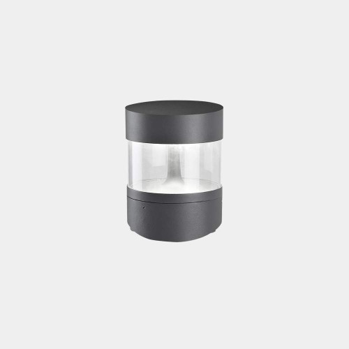 Newton Bollard LED Light IP65 250mm in Urban Grey 13.9W 3000K 573lm Non-Dimmable LEDS-C4 10-9791-Z5-CL