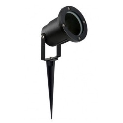 GU10 Black Garden Spike Light IP65 rated with 2m Cable, Wall Spot or Spikelight