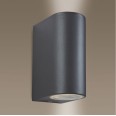 Scenic 2 Light Outdoor Wall Lamp in Gun Metal IP44, Firstlight 7408GM up-and-down Wall Light