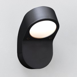 Soprano Textured Black Outdoor Wall Light IP44 rated using 9W max GX53 Astro 1131004