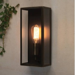 Messina 160 II Outdoor Wall Light in Textured Black with Clear Glass Diffuser 1 x 12W max. LED E27/ES, Astro 1183031