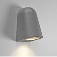Mast Textured Painted Silver Surface Wall Light IP65 rated GU10 max. 35W for Outdoor, Astro 1317001