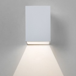 Oslo 100 LED Wall Light in Textured White IP65 3.8W 3000K for Exterior Lighting, Astro 1298005