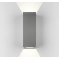 Oslo 255 LED Up-Down Wall Light in Textured Grey IP65 7.9W 3000K for Exterior Lighting, Astro 1298023