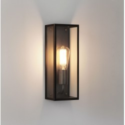Messina 130 Outdoor Wall Light in Bronze IP44 with Clear Glass Diffuser 1 x ES/E27 max. 12W LED Astro 1183018