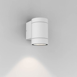 Dartmouth Single Wall Spotlight in Textured White IP54 using GU10 6W LED for Outdoors, Astro 1372009