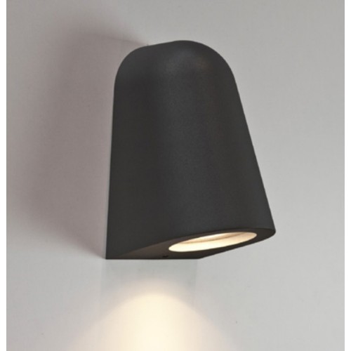 Mast Textured Black Surf Wall Light IP65 Rated GU10 max. 35W for Outdoor Wall Lighting, Astro 1317011