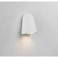 Mast Wall Light in Textured White IP65 Rated using 1 x 6W max LED GU10 for Outdoor Wall Lighting, Astro 1317012