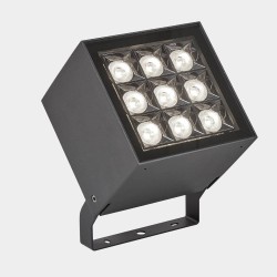 Cube Pro 9 LEDs Outdoor Light in Urban Grey IP66 24W 3000K 2345lm Dimmable LEDS-C4 AN13-24W8M3DUZ5