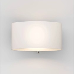 Tokyo Switched White Glass Wall Light IP20 using 1 x 7W max. LED Golf Ball E14/SES, Astro 1089002