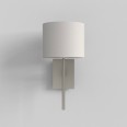 San Marino Solo Wall Lamp in Matt Nickel 3W max. G9 LED IP20, Shade not included, Astro 1076006