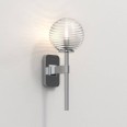 Tacoma Ribbed Glass Diffuser in Clear Glass 135mm Diameter for the Tacoma Wall Lamps, Astro 5036003
