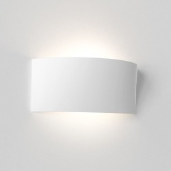 Parallel Ceramic Wall Uplighter 1x 12W max. LED E27/ES IP20 rated Paintable Astro Lighting 1438001