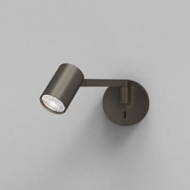 Ascoli Swing Wall Lamp Switched in Bronze using 1 x 6W max. LED GU10 lamp IP20, Astro 1286067