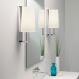 Riva 350 Matt Nickel Bathroom Wall Lamp (shade not included) IP44 rated E27/ES max. 60W, Astro 1214004