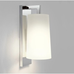 Lago 280 IP44 Wall Lamp in Polished Chrome using 1 x 12W E27/ES (shade not included), Astro 1297001