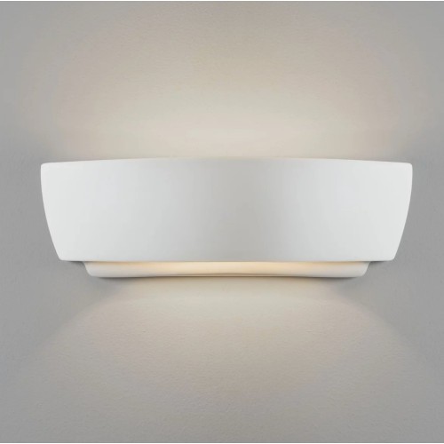 Kyo Ceramic Wall Light, IP20 Paintable Wall Up-Down Lamp using 1 x E27/ES max. 12W Astro 1301001