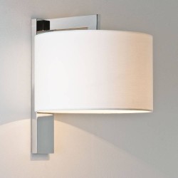 Ravello Wall Lamp in Polished Chrome IP20 rated using 1 x 12W LED E27/ES (shade not included), Astro 1222012