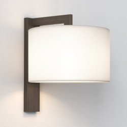 Ravello Wall Lamp in Bronze IP20 rated using 1 x 12W LED E27/ES (shade not included), Astro 1222040