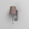 Delphi Single Wall Light in Polished Chrome (no Shade) using 1 x 12W Max. LED E27/ES IP20 rated, Astro 1313002