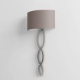 Valbonne Polished Chrome Wall Light IP20 using 12W LED E27/ES Lamp using Semi Drum 400 Shade (not included), Astro 1356001