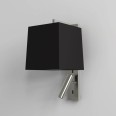 Ravello LED Reader Wall Lamp in Matt Nickel Switched using 1 x 12W LED E27/ES and 4.5W 2700K LED Reader Spot (shade not included), Astro 1222019