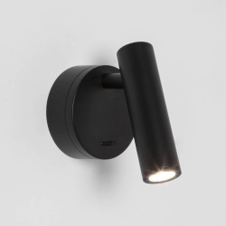 Enna Surface LED Wall Light Switched 4.5W 2700K in Matt Black using Adjustable Head, Astro 1058027