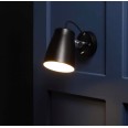 Atelier Switched Wall Light in Matt Black IP20 with Adjustable Head using E27 lamp, Astro 1224013