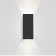 Kinzo 210 Textured Black Wall LED Lamp for Up/Down Lighting 12W 2700K 245lm IP20 rated Dimmable Astro 1398034