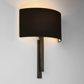 Tate Wall Light in Bronze using 1 x 12W max. LED E27/ES IP20 Rated, Shade not Included, Astro 1334007