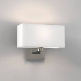Carmel Wall Lamp in Matt Nickel IP20 1 x 7W Max LED Golf Ball E14/SES Dimmable (Shade not included) Astro 1405001