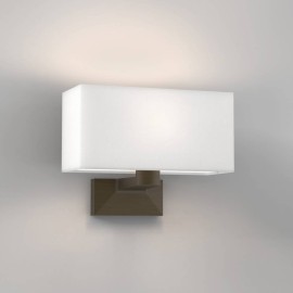 Carmel Wall Lamp in Bronze IP20 1 x 7W Max LED Golf Ball E14/SES Dimmable (Shade not included) Astro 1405002