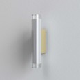 io 420 LED Bathroom Wall Light in Matt Gold with Glass Diffuser 6.5W LED 3000K Dimmable IP44 Astro 1409006