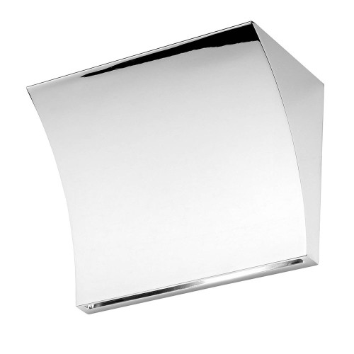 Flos Pochette Up-and-Down Chrome Wall Light with Die-cast Zamak Alloy Structure by Rodolfo Dordoni