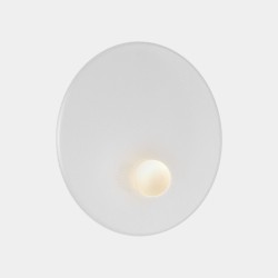 Trip Wall Light 460mm Diameter in White c/w White Glass Diffuser 1x E14/SES max. 9W, LEDS-C405-8357-05-14