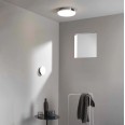 Altea Round Bathroom Ceiling Flush Light in Polished Chrome with White Glass Diffuser E27/ES IP44 Astro 1133002
