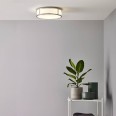 Mashiko 300 Round Bathroom Light in Polished Chrome with White Glass Diffuser for Wall / Ceiling IP44 E27/ES LED 12W Dimmable, Astro 1121017