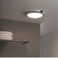 Dakota 300 LED Bathroom Ceiling Light in Polished Chrome and Glass Diffuser IP44 16.1W 2700K LED, Astro 1129007