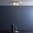 Mashiko 300 Square LED Bathroom Light in Bronze for Ceiling Lighting IP44 16.3W 2700K LED, Astro 1121062