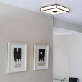 Mashiko 400 Square LED Bathroom Light in Bronze IP44 rated 27.4W 3000K LED for Ceiling Lighting Astro 1121069
