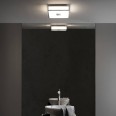 Mashiko 300 Square LED Bathroom Light in Matt Nickel for Ceiling Lighting IP44 15.9W 2700K LED, Astro 1121071