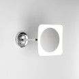 Mascali Square LED Mirror Light in Polished Chrome IP44 6.1W 2700K x5 magnification Switched Astro 1373003
