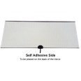 300x970mm Mirror Demister Pad 54W Self-adhesive and Double Insulated for Mist-free Mirror, BN Thermic MD3-97